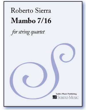 Mambo 7/16 for string quartet - Click Image to Close