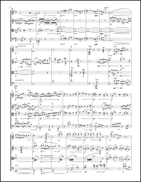Cuarteto para Cuerdas No. 2 (String Quartet No. 2) for String Quartet - Click Image to Close