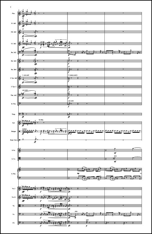 Triple Concierto for Violin, Violoncello, Piano & Orchestra