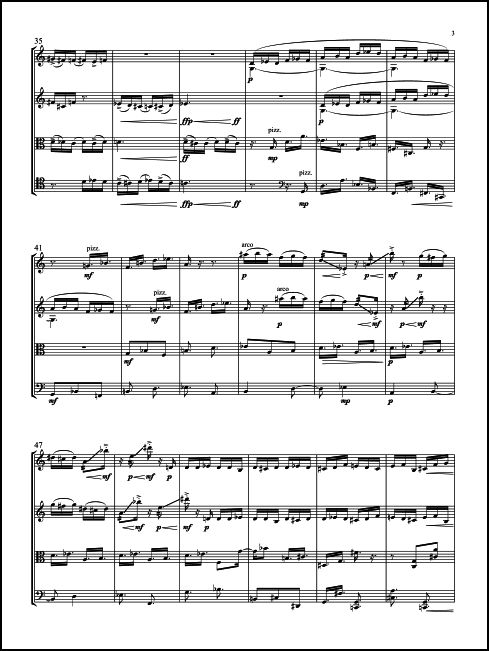 Cuarteto para Cuerdas No. 3 (String Quartet No. 3) for String Quartet
