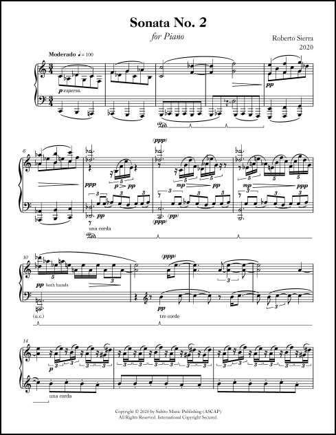 Piano Sonata No. 2 for Piano