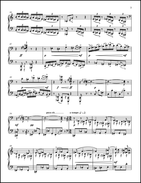 Piano Sonata No. 3 for Piano
