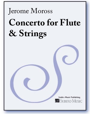 Concerto for Flute & String Orchestra (or String Quartet) flute part