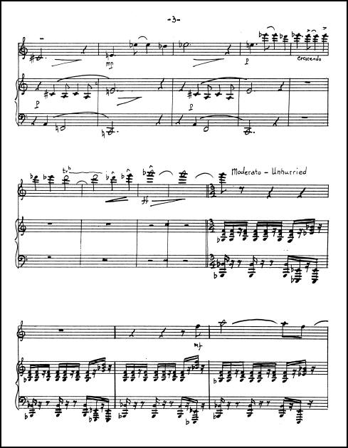 Recitative and Aria for violin & piano