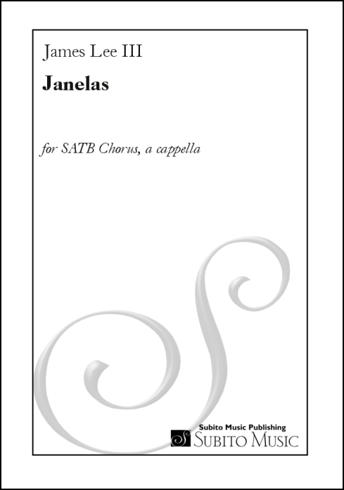 Janelas for SATB chorus, a cappella