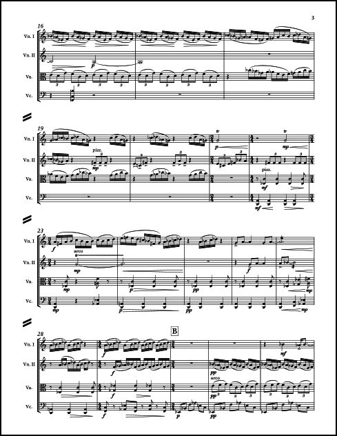 String Quartet No. 2 (Parts) for String Quartet