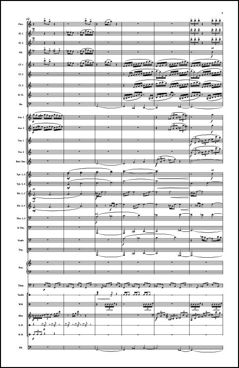 Concerto for Piano & Wind Ensemble (Morgan Reflections)