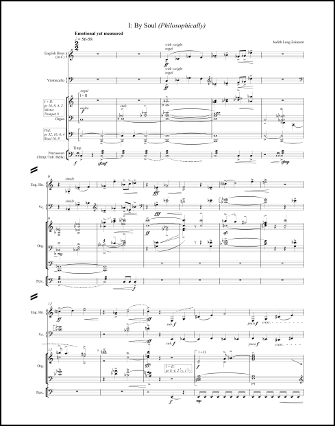 Rememberance for soprano, mezzo & tenor soli, SATB (div), instruments & organ