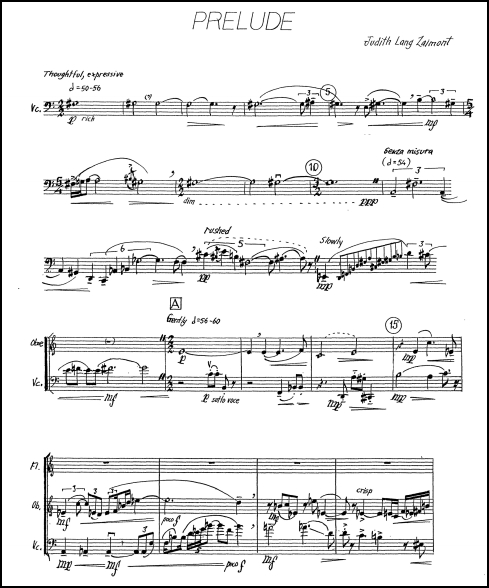Prelude for flute, oboe & cello - Click Image to Close