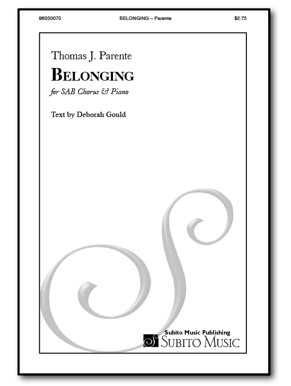 Belonging for SAB Chorus & Piano