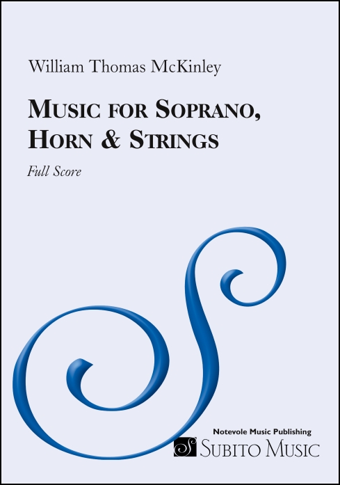 Music for Soprano, Horn & Strings for Soprano, Horn in F & Strings