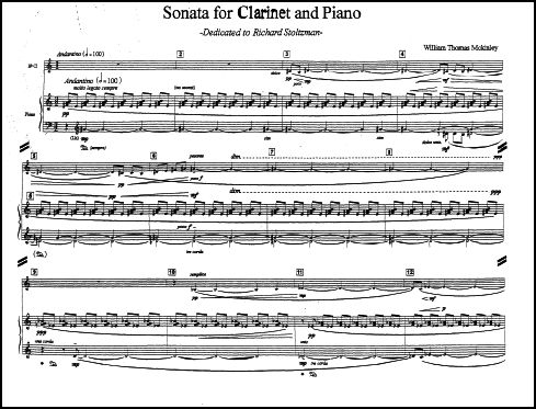 Sonata for Clarinet & Piano