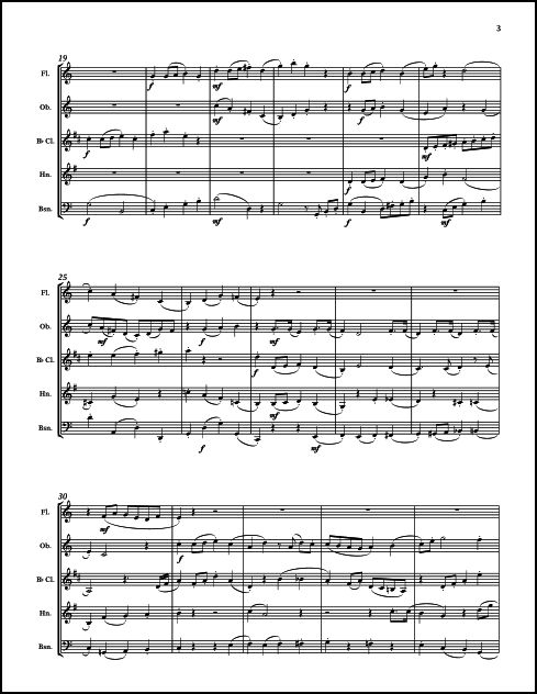 Mozart Fantasy for Woodwind Quintet