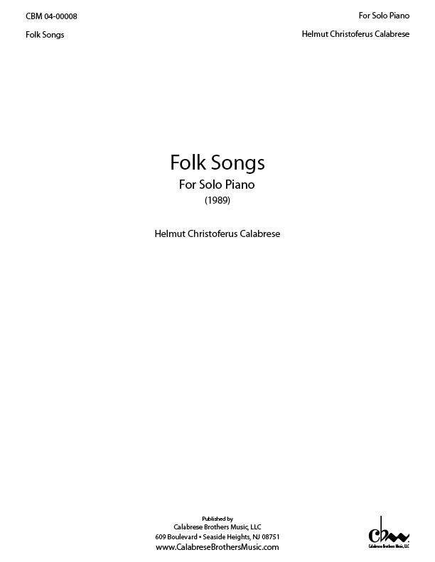 Folk Songs for Piano