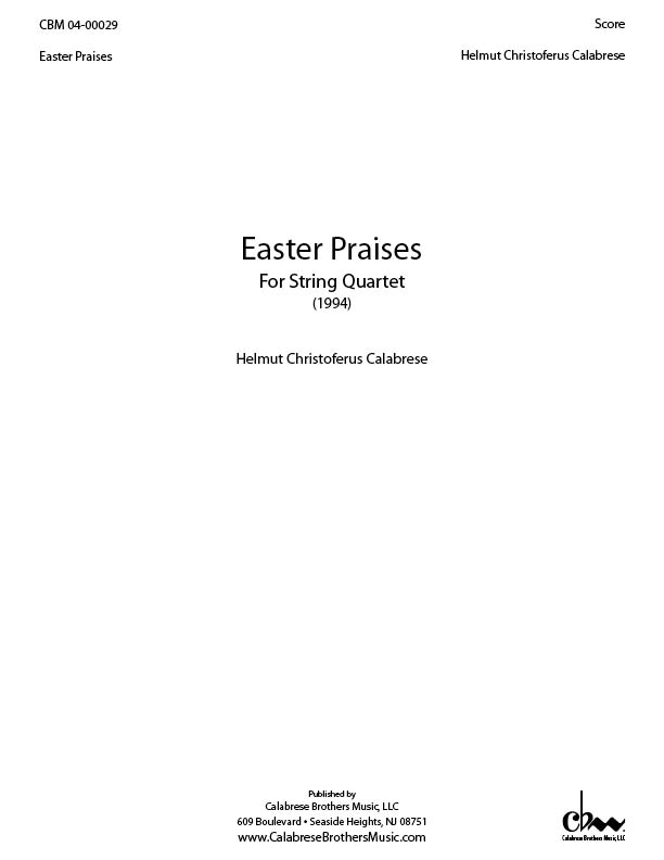 Easter Praises for String Quartet