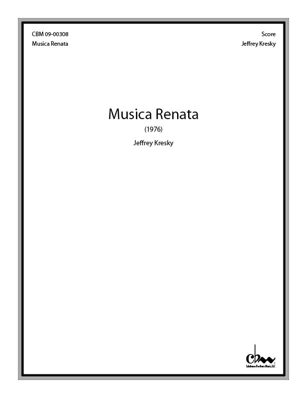 Musica Renata for Percussion Ensemble