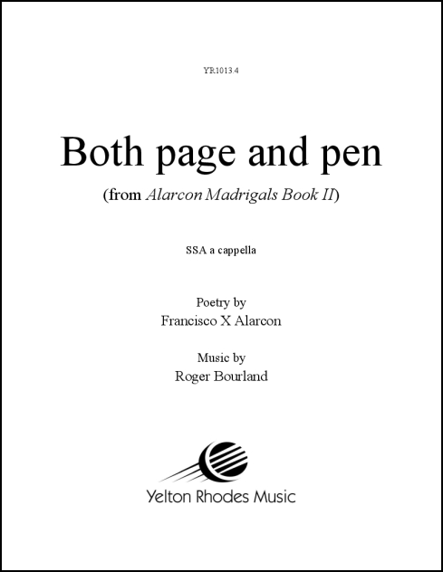 Alarcón Madrigals, Book 2 for SSAA, a cappella - Click Image to Close