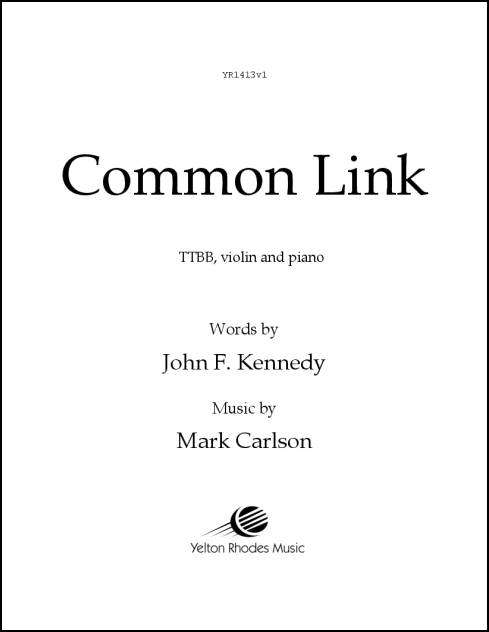 Common Link for TTBB, violin & piano