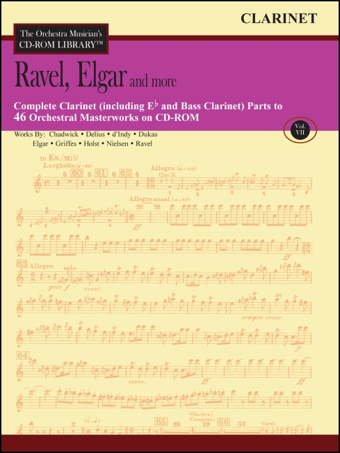 The Orchestra Musician's CD-ROM Library™, Volume 7 Clarinet - Click Image to Close