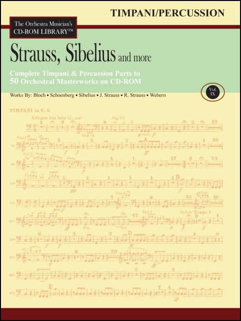 The Orchestra Musician's CD-ROM Library™, Volume 9 Timpani/Percussion