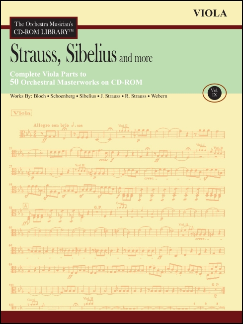The Orchestra Musician's CD-ROM Library™, Volume 9 Viola - Click Image to Close