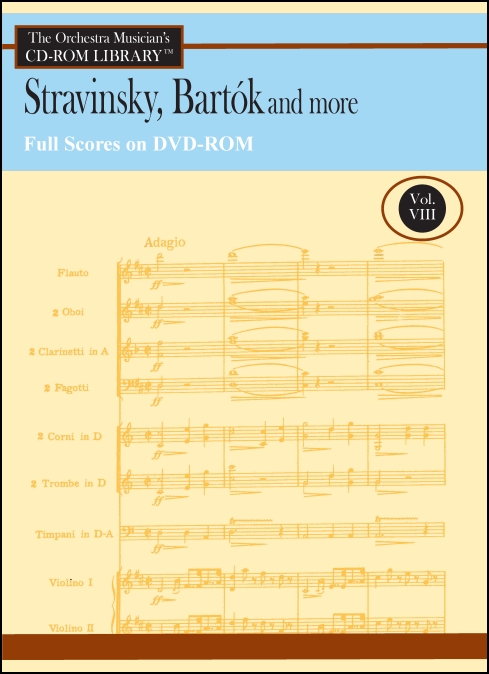 The Orchestra Musician's CD-ROM Library™, Volume 8 Full Scores [DVD-ROM]