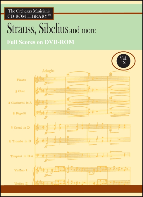 The Orchestra Musician's CD-ROM Library™, Volume 9 Full Scores [DVD-ROM]