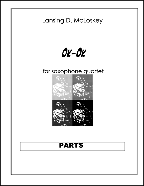 OK-OK for Saxophone Quartet