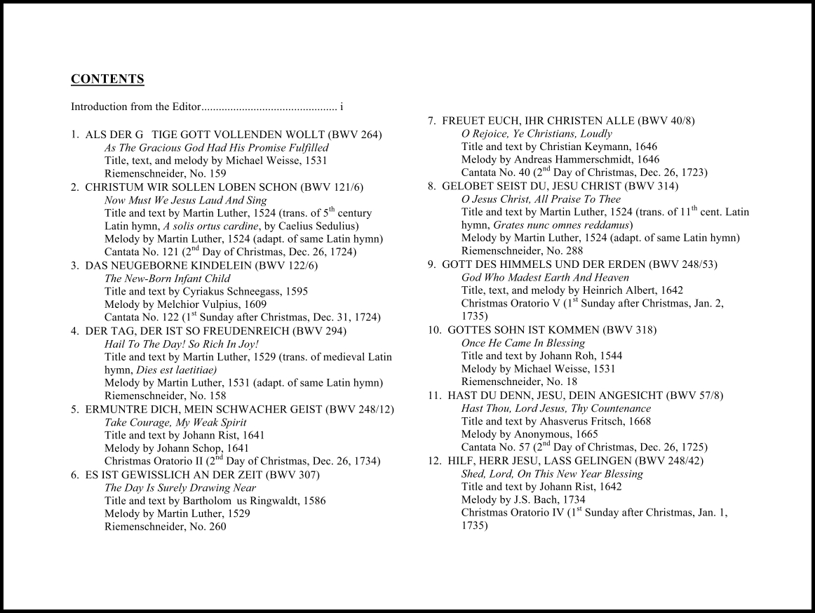 24 Four-Part Chorales: Advent & Christmas (BachScholar Edition Vol. 22)