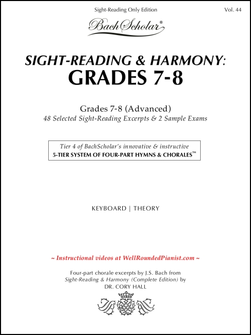 Sight-Reading & Harmony: Grades 7-8 (Advanced) for Keyboard
