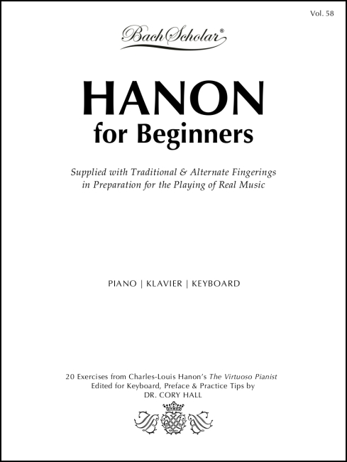 Hanon for Beginners for Piano/Keyboard