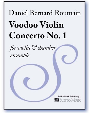 Voodoo Violin Concerto No. 1 for violin & orchestra
