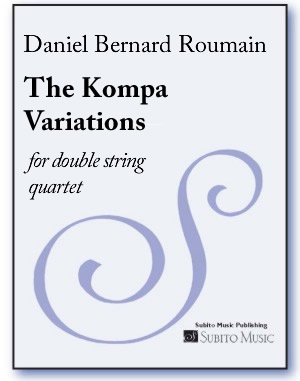 Kompa Variations, The for double string quartet - Click Image to Close