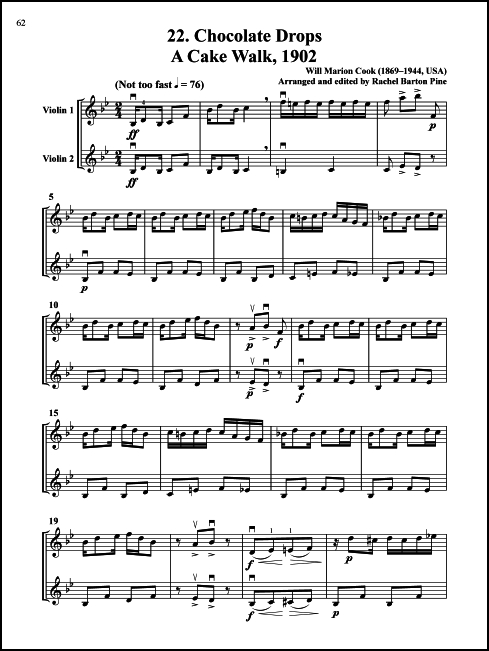 Music by Black Composers: Volume 1b for Violin - Click Image to Close
