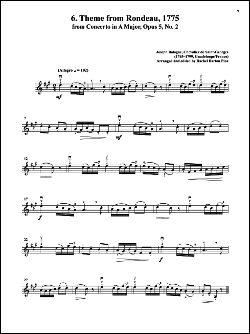 Music by Black Composers: Volume 2 for Violin - Click Image to Close