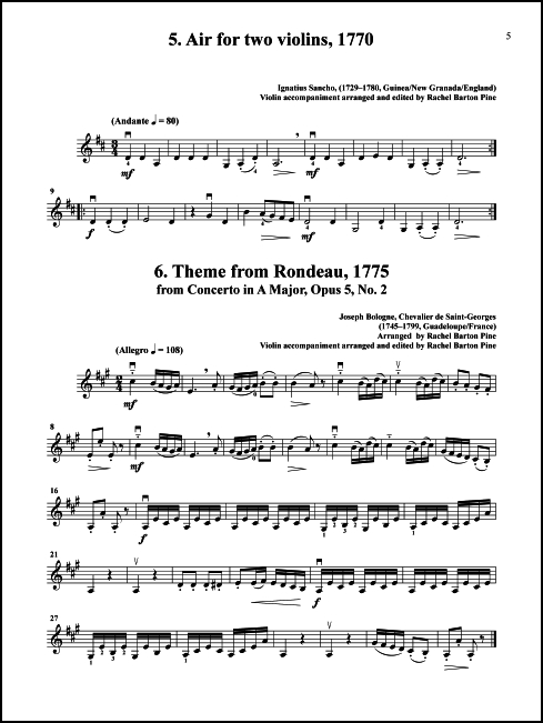 Music by Black Composers: Volume 2 2nd Violin Accompaniment - Click Image to Close