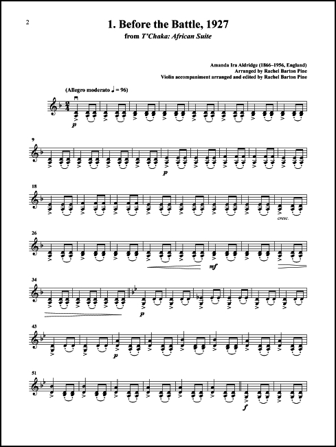 Music by Black Composers: Volume 3 2nd Violin Accompaniment - Click Image to Close