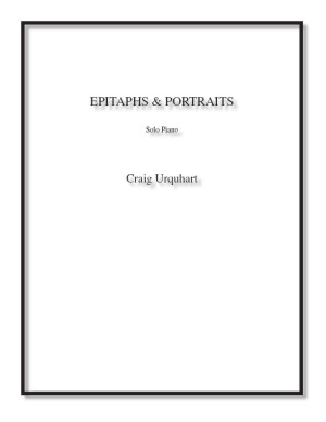 Epitaphs & Portraits for solo piano