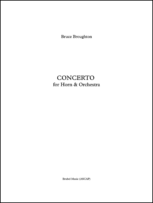 Concerto for Horn & Orchestra for Horn & Orchestra