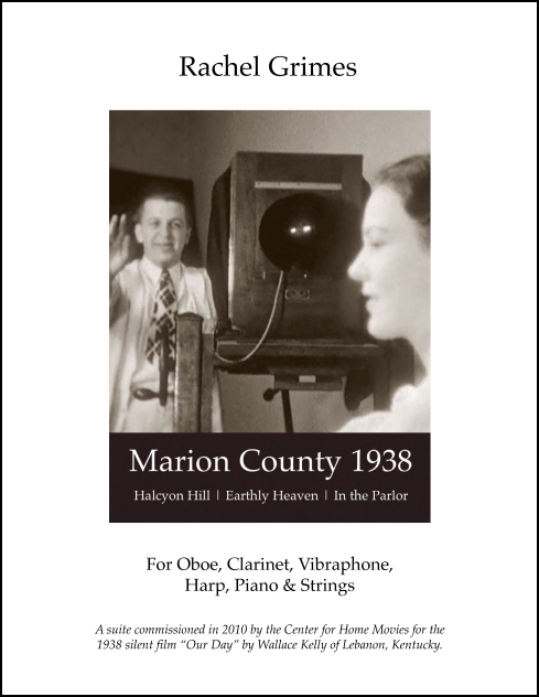 Marion County 1938 for Oboe, Clarinet, Vibraphone, Harp, Piano, Strings - Click Image to Close