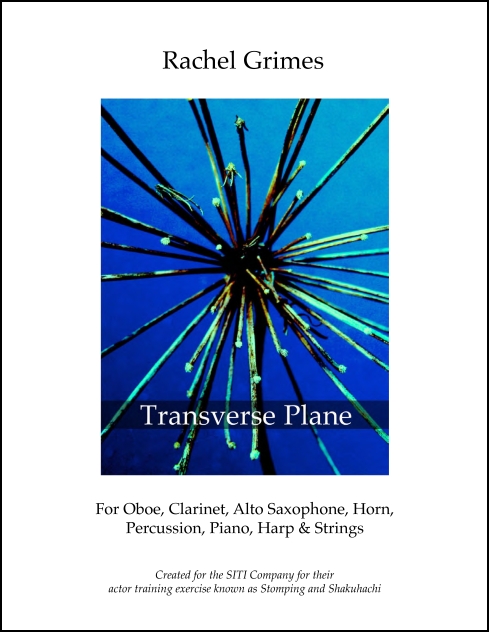 Transverse Plane for Oboe, Clarinet, Alto Saxophone, Horn, Percussion, Piano, Harp, Strings