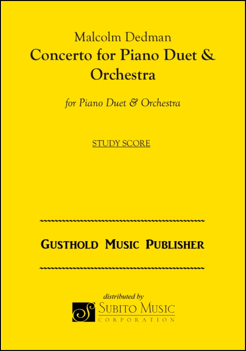 Concerto for Piano Duet & Orchestra for Piano Duet & Orchestra