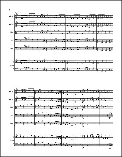 Burning Down Brandenburg #3 for String Orchestra and Continuo - Click Image to Close