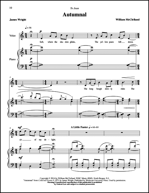 Sixteen Songs for Voice and Piano for High Voice & Piano - Click Image to Close