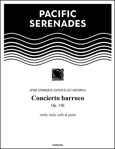 Concierto Barroco (op. 15b) for Piano Quartet