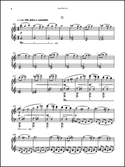 Alone With You for Piano - Click Image to Close