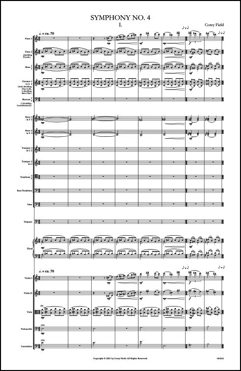 Symphony No. 4 for Orchestra - Click Image to Close