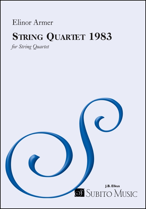 String Quartet 1983 for string quartet - Click Image to Close