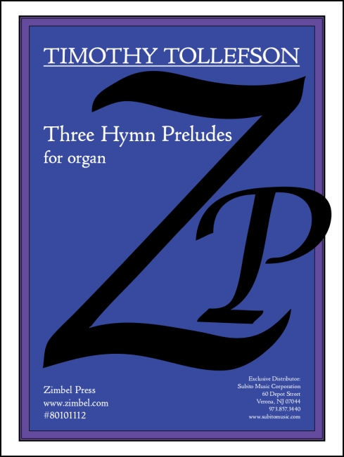 Hymn Preludes, Three for organ
