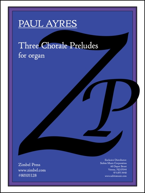 Chorale Preludes, Three for organ